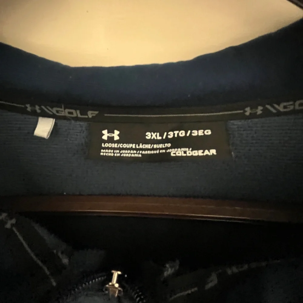 Under Armour Notre Dame Irish 3XL quarterzip fleece EUC - Picture 3 of 4